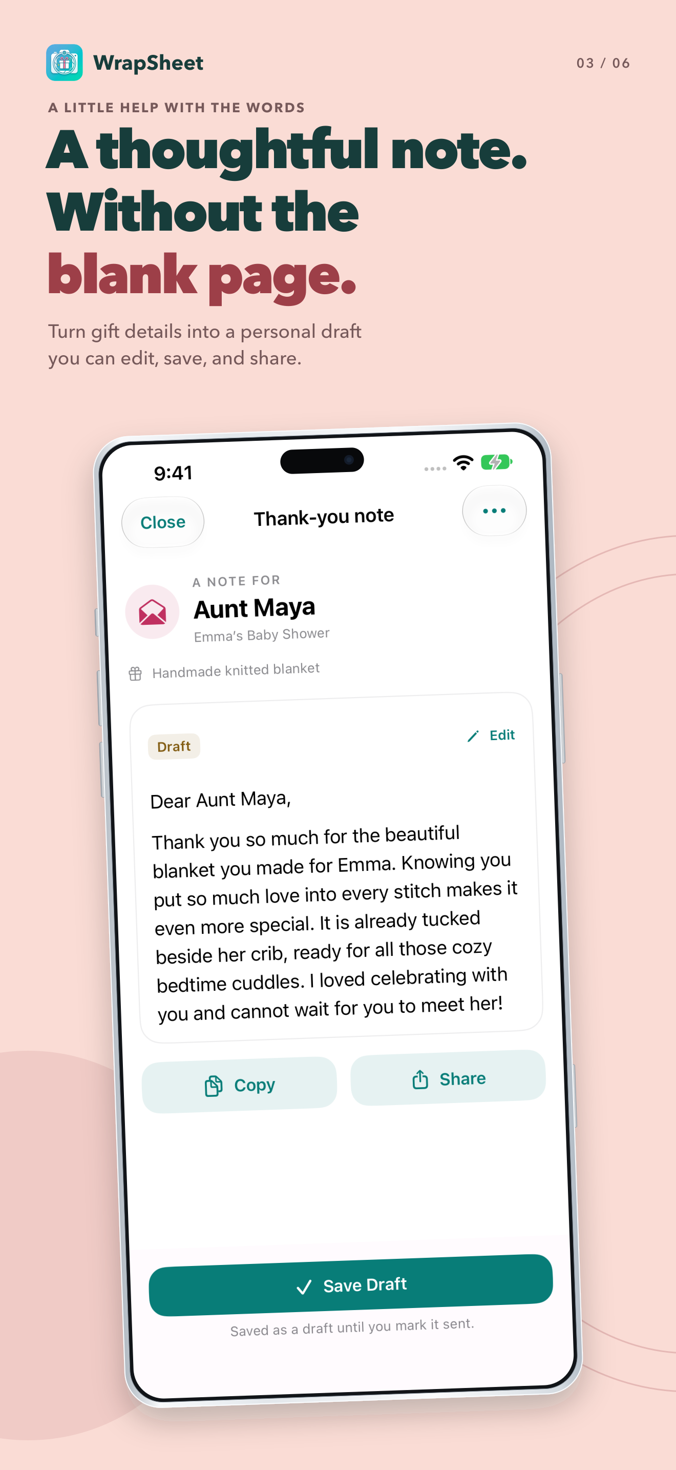 AI thank-you notes in your voice